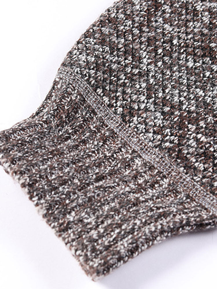 Herrenpullover mit Reißverschluss