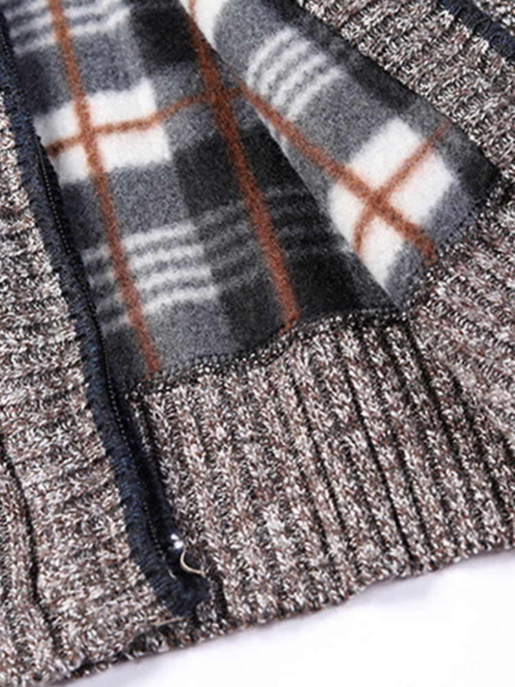 Herrenpullover mit Reißverschluss