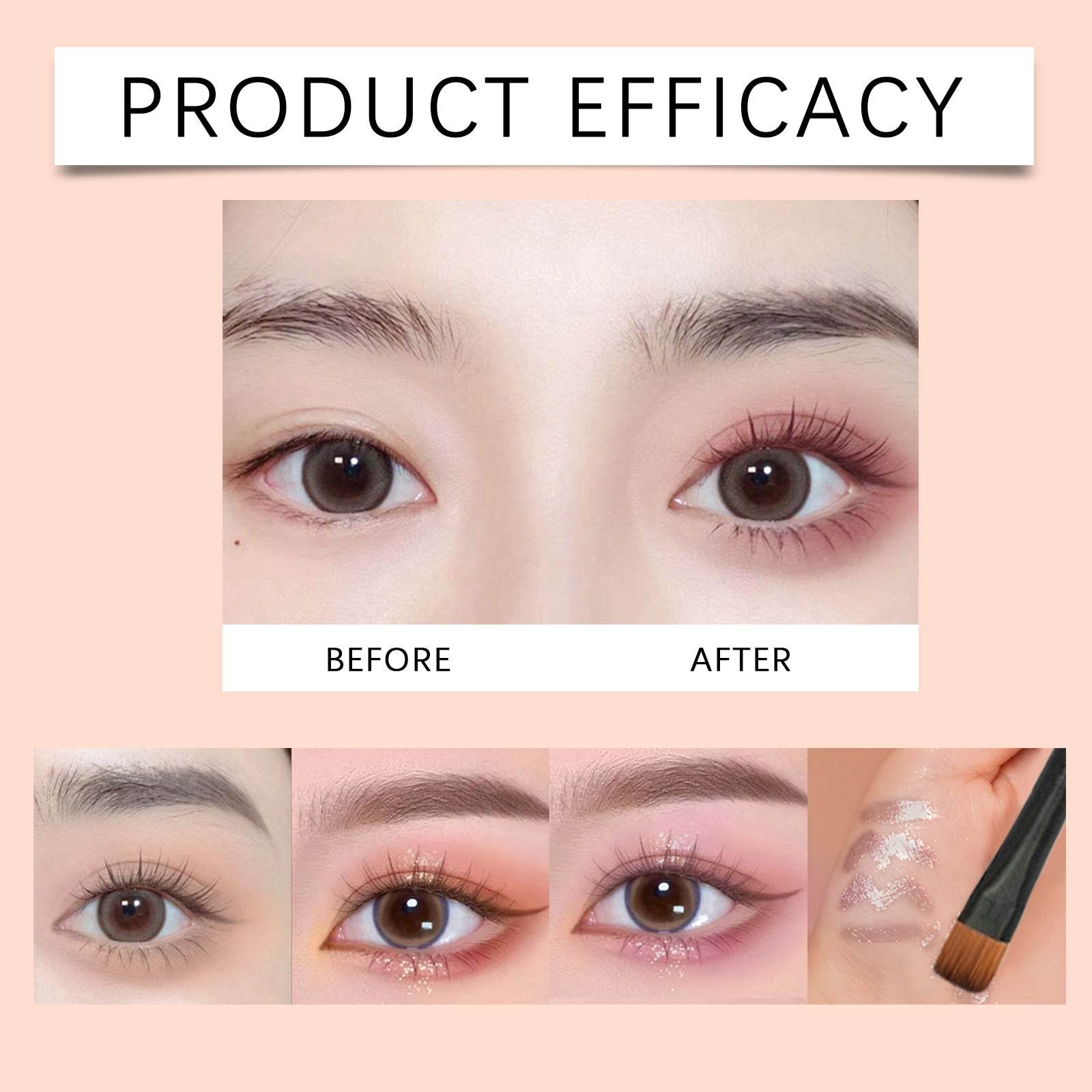 Hydraterende Duurzame Kleur Snel Delicaat Gemakkelijk Te Kleuren 18 Kleuren Glanzende Plaat Oogschaduwpalet