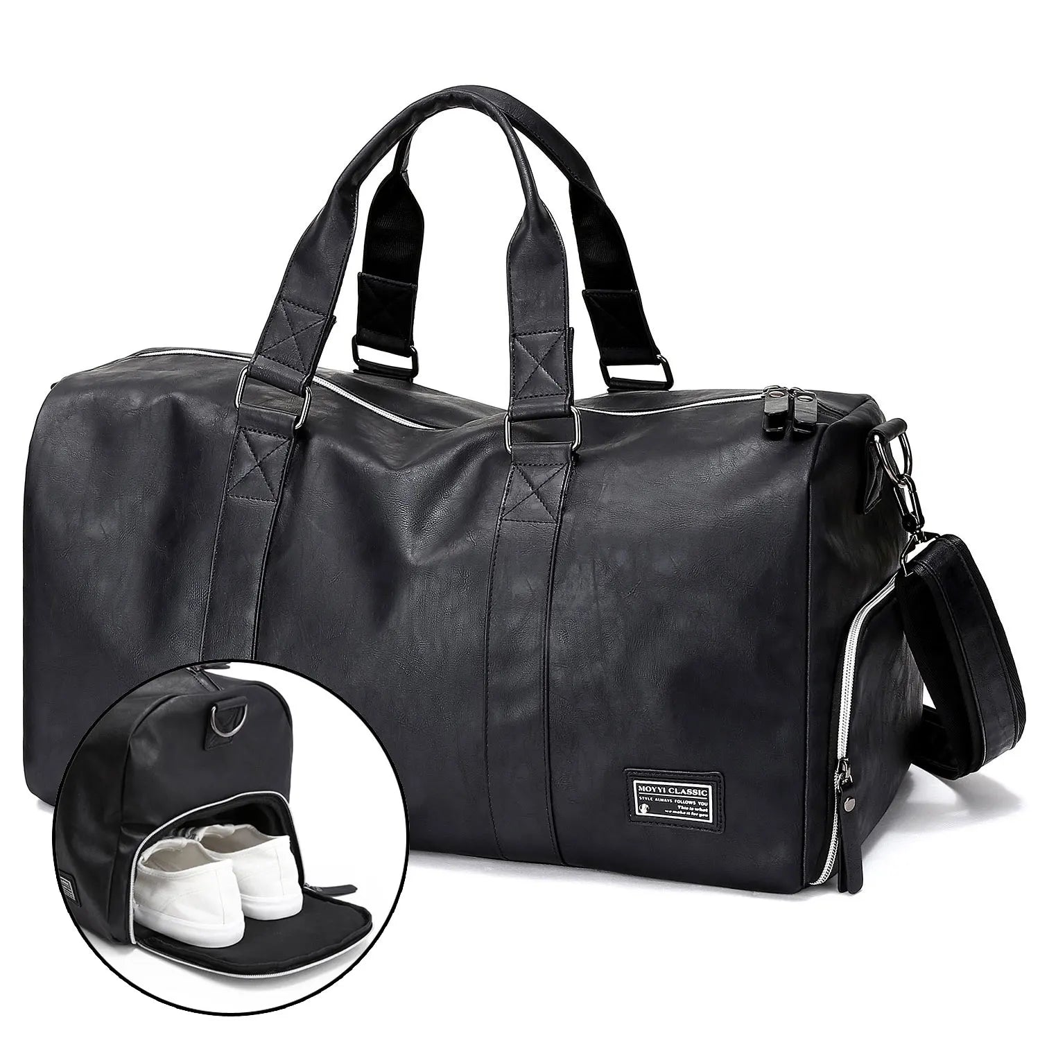 Lichtgewicht Vintage Reistas Leder Look Waterdicht Unisex