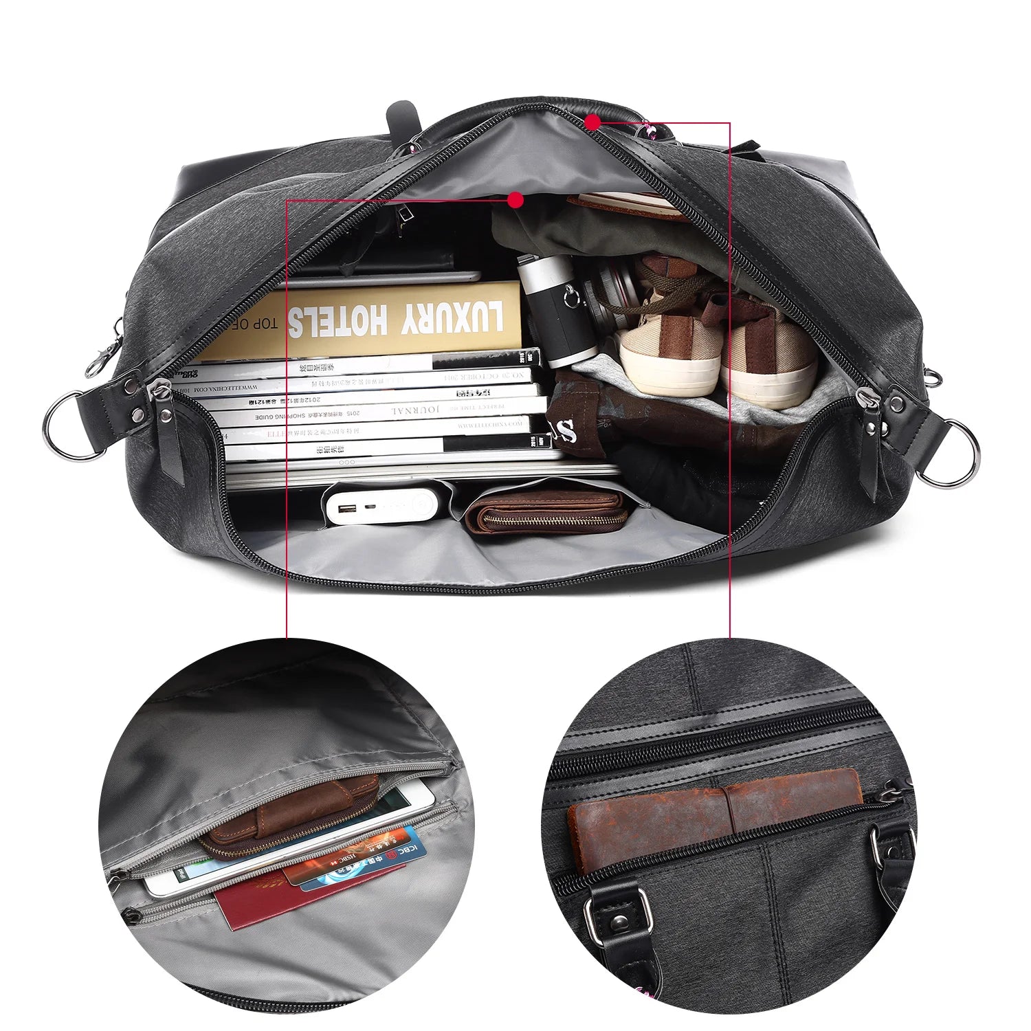 Luxe Reistas met Grote Capaciteit