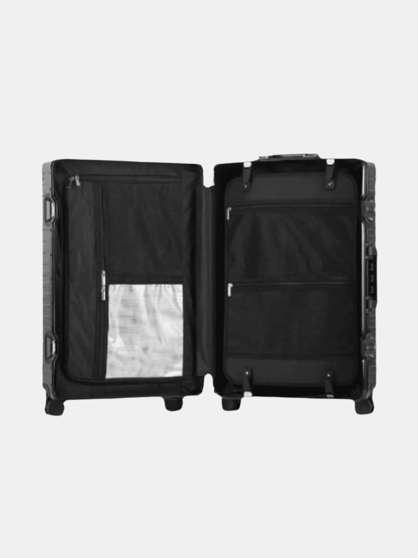 Lavandy Aluminium Look Koffer