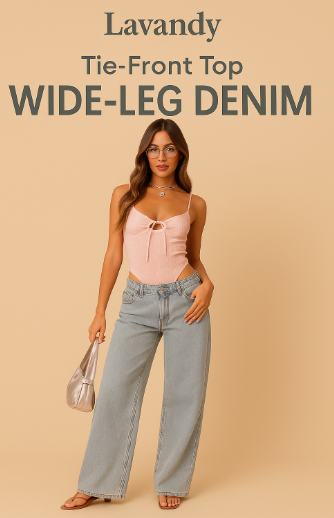 Baggy Tie Jeans Denim 100% Katoen