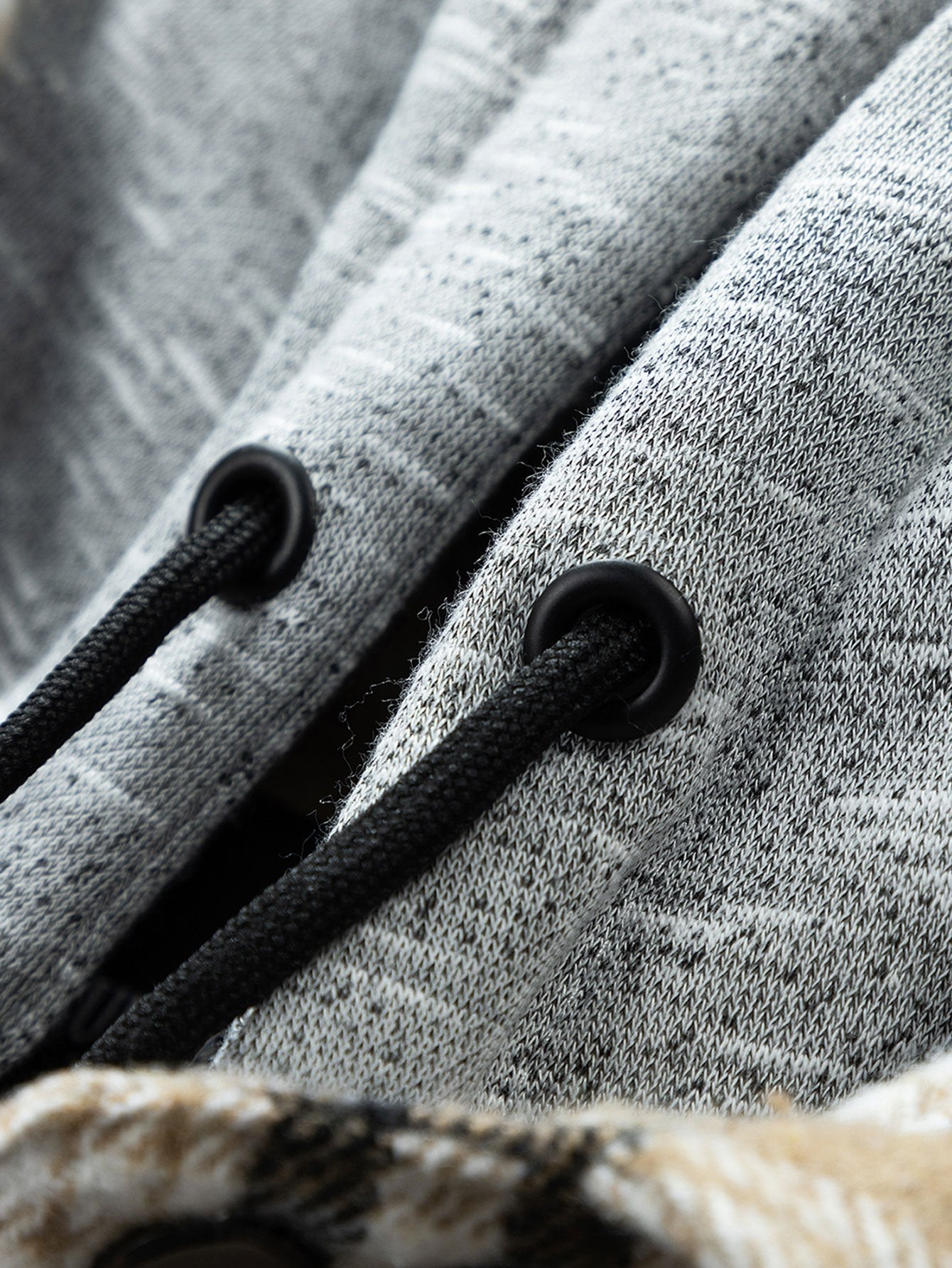 Karierte Kapuzenjacke mit Teddyfleece-Futter!