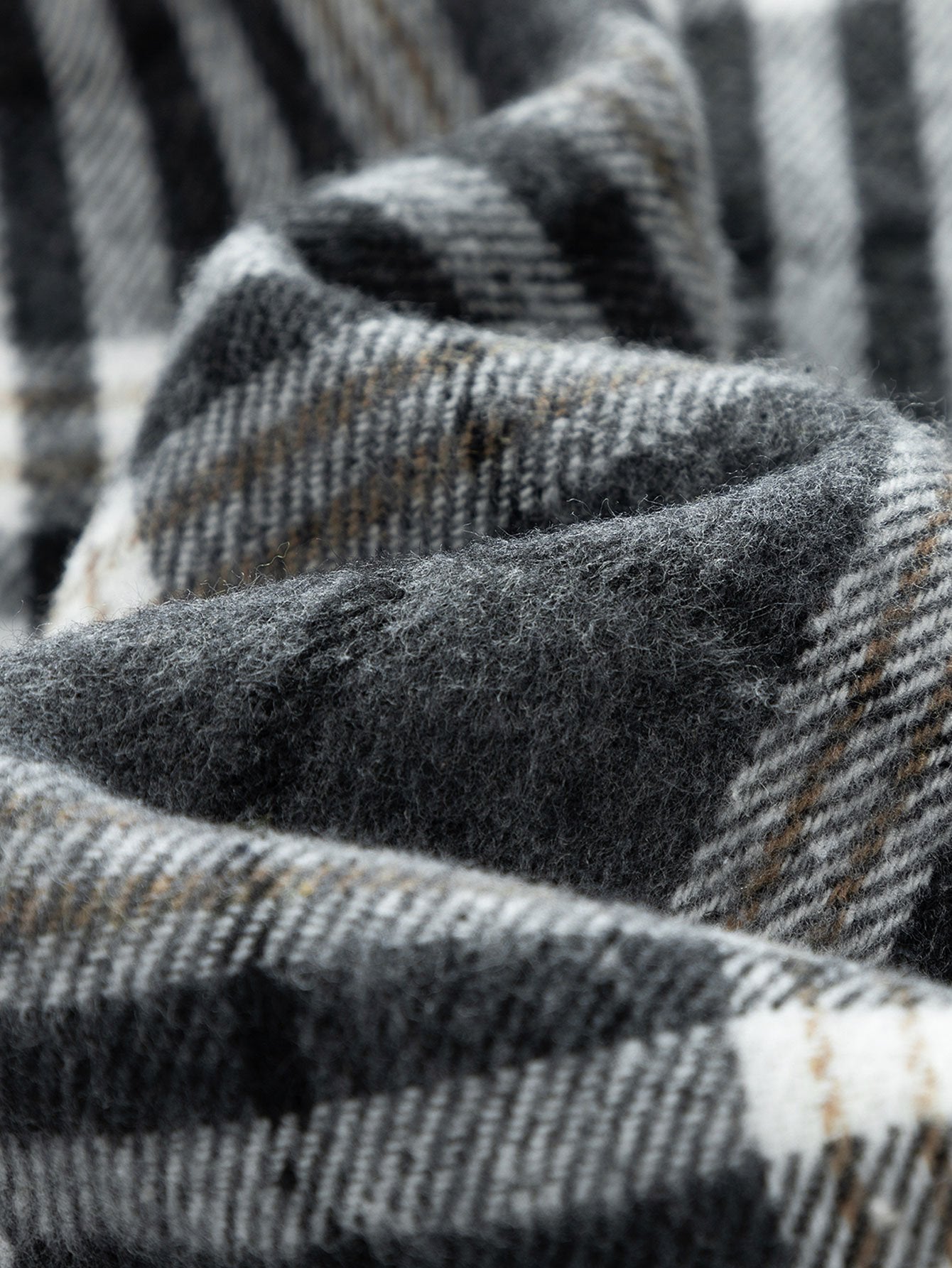 Karierte Kapuzenjacke mit Teddyfleece-Futter!