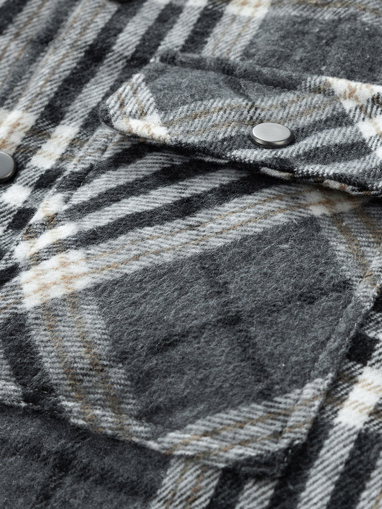 Karierte Kapuzenjacke mit Teddyfleece-Futter!