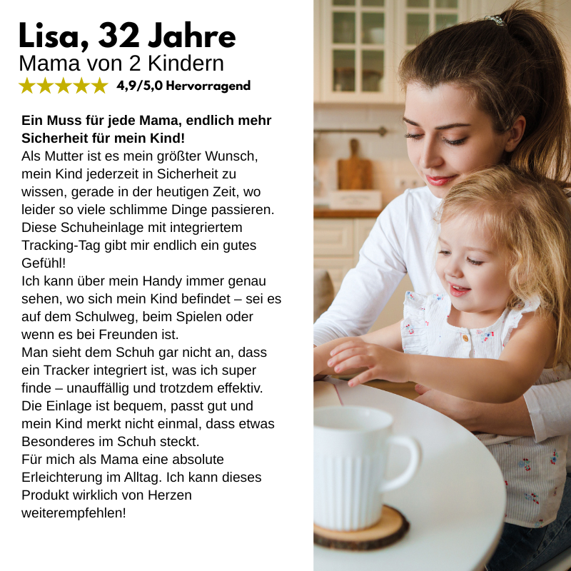 Binnenzool met locatie tracking