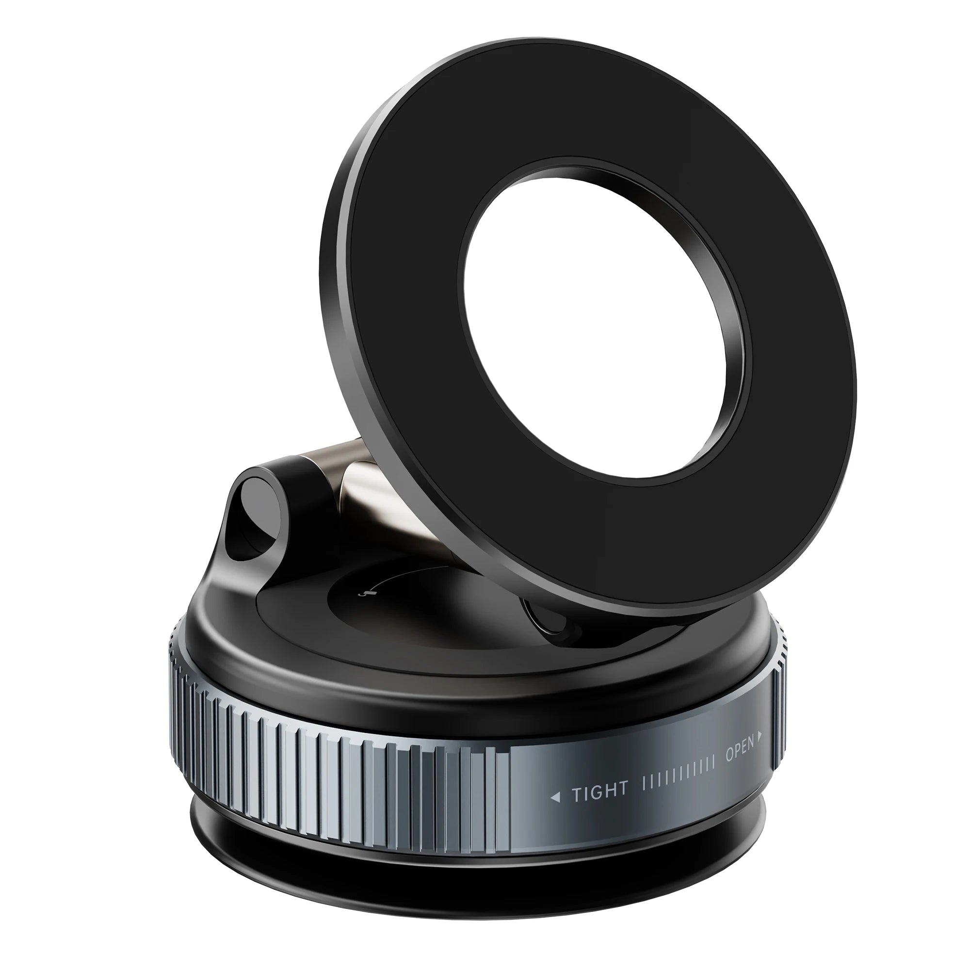 Universele siliconen zuignap auto telefoonhouder 360° rotatie magnetische voorruit dashboard mobiele telefoonhouder.