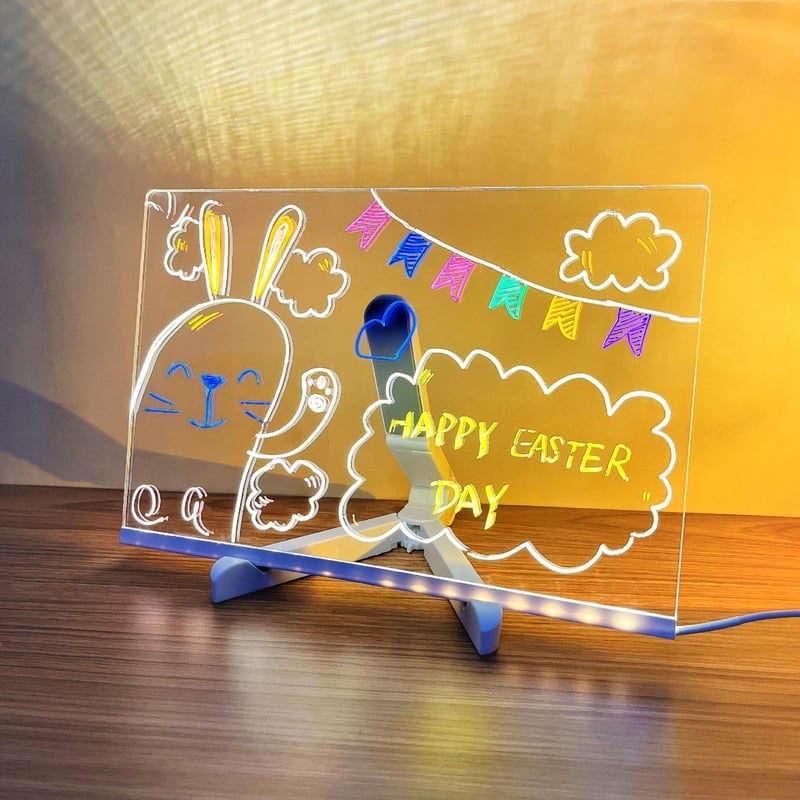LED Acrylbord - Uniek en Kleurrijk Cadeau Idee leuk voor de kerst