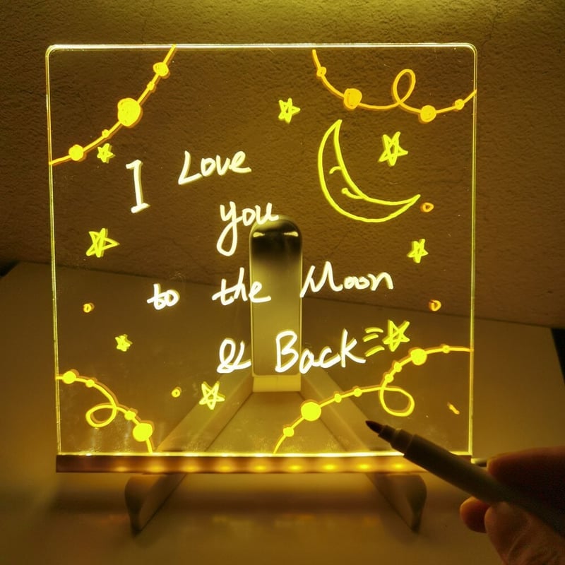 LED Acrylbord - Uniek en Kleurrijk Cadeau Idee leuk voor de kerst