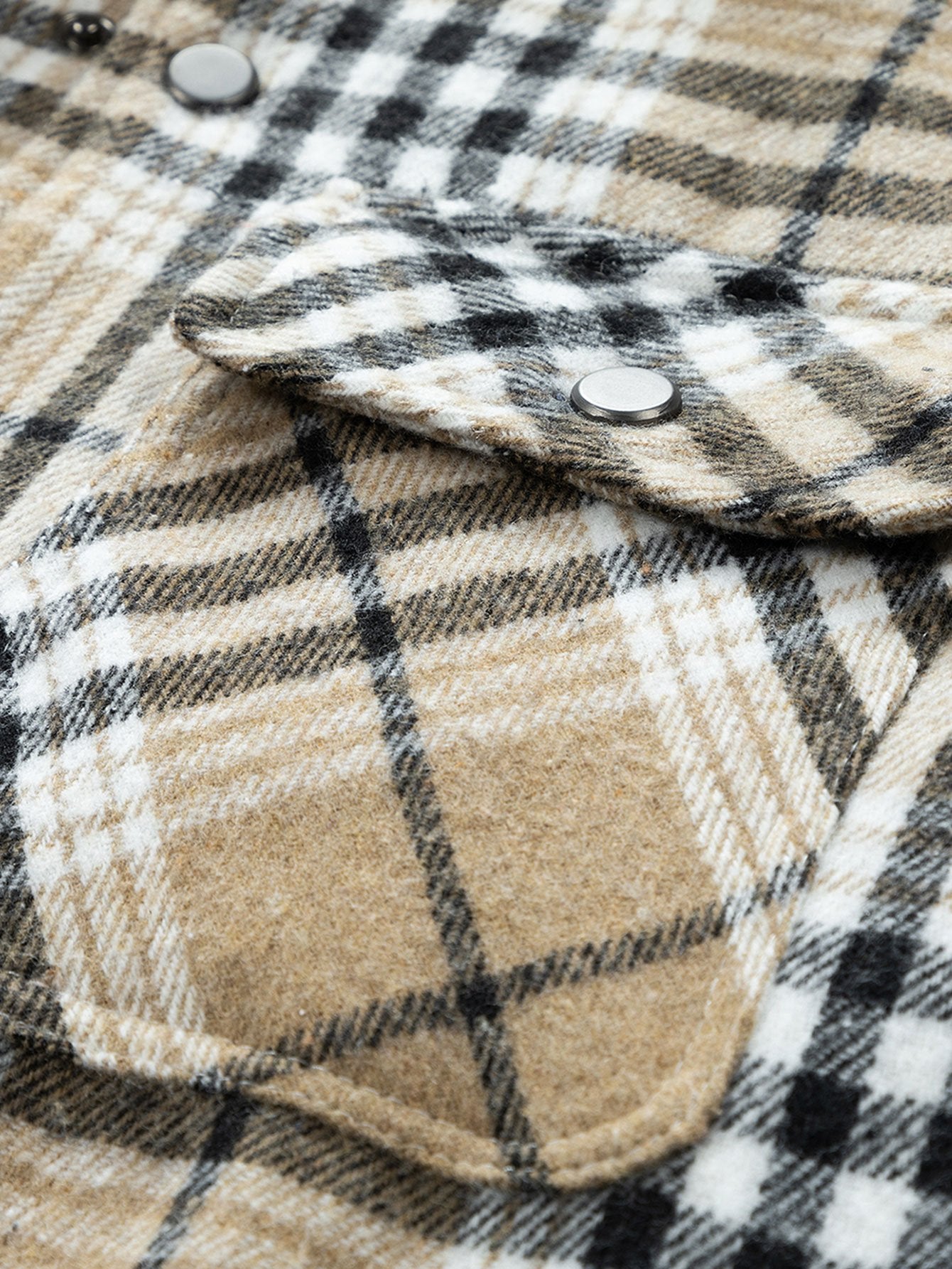 Karierte Kapuzenjacke mit Teddyfleece-Futter!